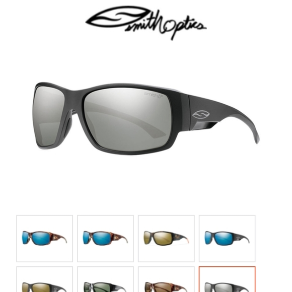 SMITH Dockside matte black platinum mirror